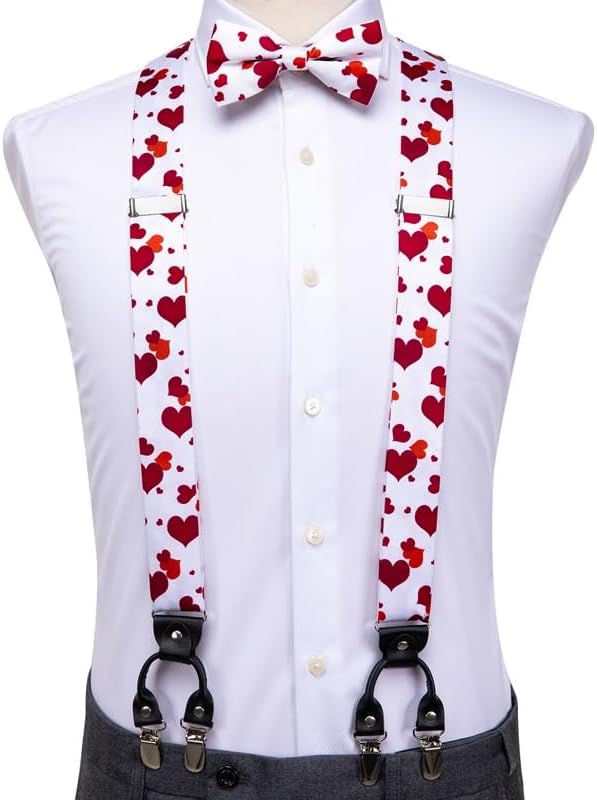 HEAD MENS 2点セット Amazon.com: ZYQHMY Silk Mens Suspenders Bowtie Hanky